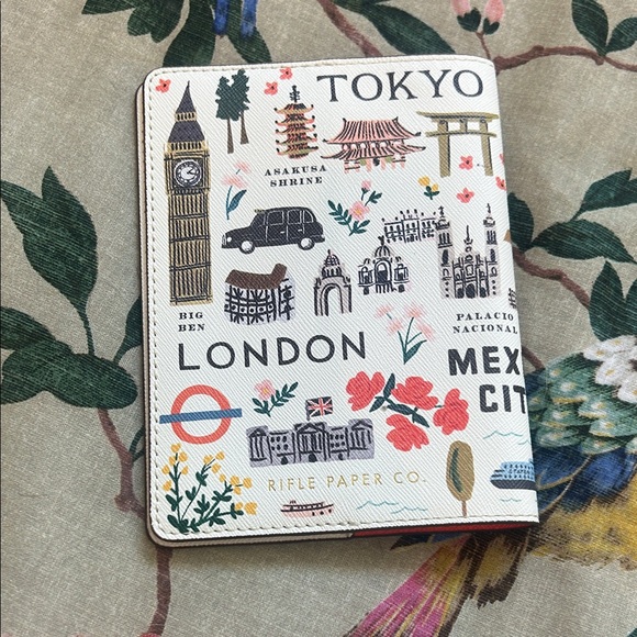 Rifle Paper Multicolor Passport Holder - Picture 3 of 4